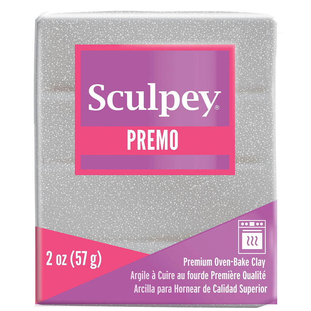 Sculpey Premo™ - 57g - White Gold Glitter