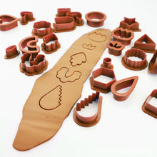 24pcs Plastic Polymer Clay Cutters Set
