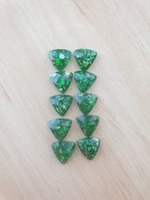 40 pcs Triangle Crystal 11mm Rhinestones Resin shell Crystals DIY Garment Jewellery Stone Earring accessories