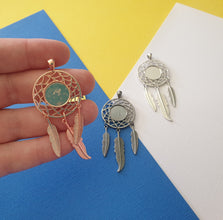 5pcs 14mm Inner Size High Quality Rhodium Rose Gold black silver Dreamcatcher Feather Wings Cabochon Base Cameo Charms Pendant australia