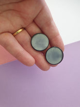 5pcs 25mm Black Color Flat Back Resin Cabochons Cameo,  Jewellery supplies, findings, wholesale australia, DIY necklace, bracelet