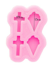 1pc Stud earring mould, resin stud mold, shiny Silicone mold, DIY Jewelry Making, epoxy Resin mould, Jewellery supplies australia