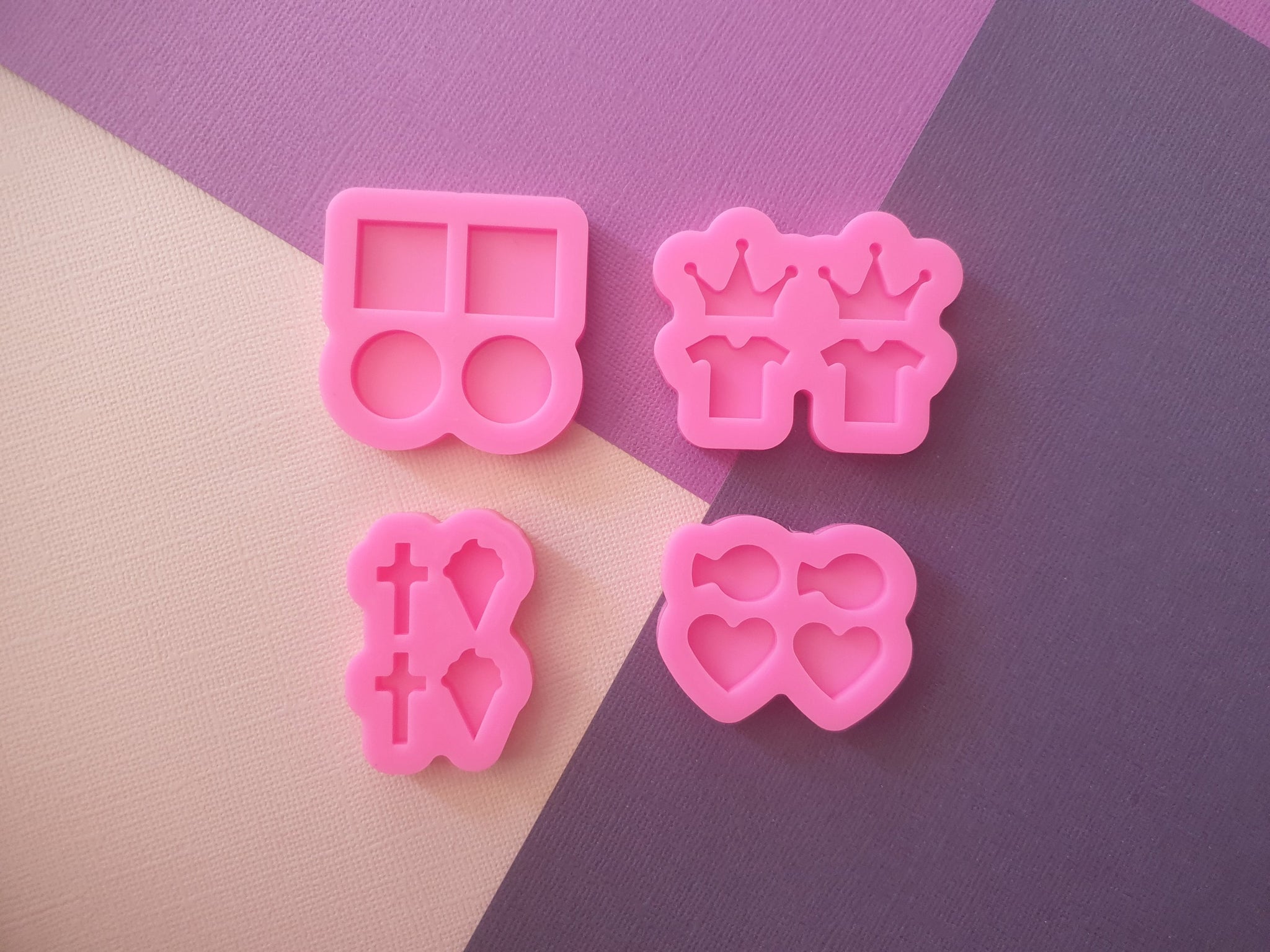 1pc Stud earring mould, resin stud mold, shiny Silicone mold, DIY Jewelry Making, epoxy Resin mould, Jewellery supplies australia