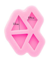 1pc Stud earring mold, resin stud mold, shiny Silicone mold, DIY Jewelry Making, epoxy Resin mold, Jewellery supplies australia, moon mold