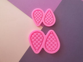 1pc Mermaid earring mould, fish scale drop mold, shiny Silicone mold, DIY Jewelry Making, epoxy Resin mould, Jewellery supplies australia