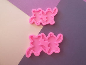 1pc Stitch earring mould, Lilo & Stitch drop mold, shiny Silicone mold, DIY Jewelry Making, epoxy Resin mould, Jewellery supplies australia