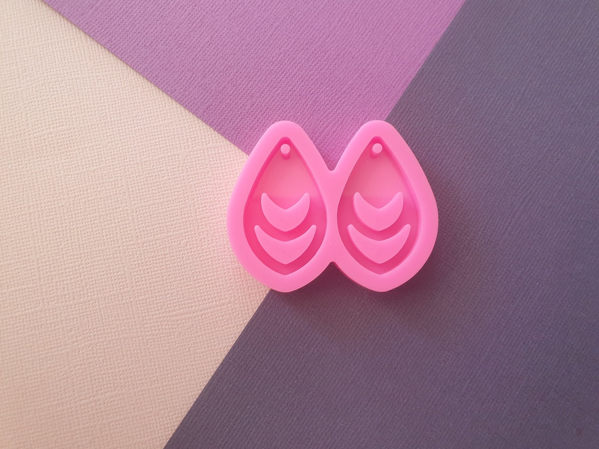 1pc Tassel earring mould, tear drop mold, shiny Silicone mold, DIY Jewelry Making, glitter epoxy Resin mould, Jewellery supplies australia