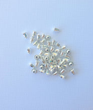 10/50pcs 3/4/5mm Round Ball Earrings, Earring Pin, Silver Ball Earring, Earring Connectors, Jewellery making supplies