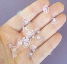 100pcs earring plastic plug, Flying saucer silicone plug, stud stoppers, earring findings, earring post backs, Earring backings australia