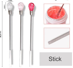 3Pcs Polymer Clay Tools, Muddler Poke Needle Spoon, Tool Set For Beads, Silicone mould tools, Resin Mould tools, Resin Jewellery Making