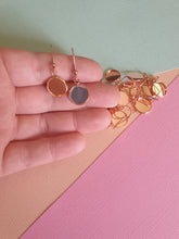 10pcs (5prs) 8/10/12/14mm Yellow gold, Rose Gold, Gun Black, Electroplated Stainless Steel, Earring Hooks, Cabochon Blank Bezel Base