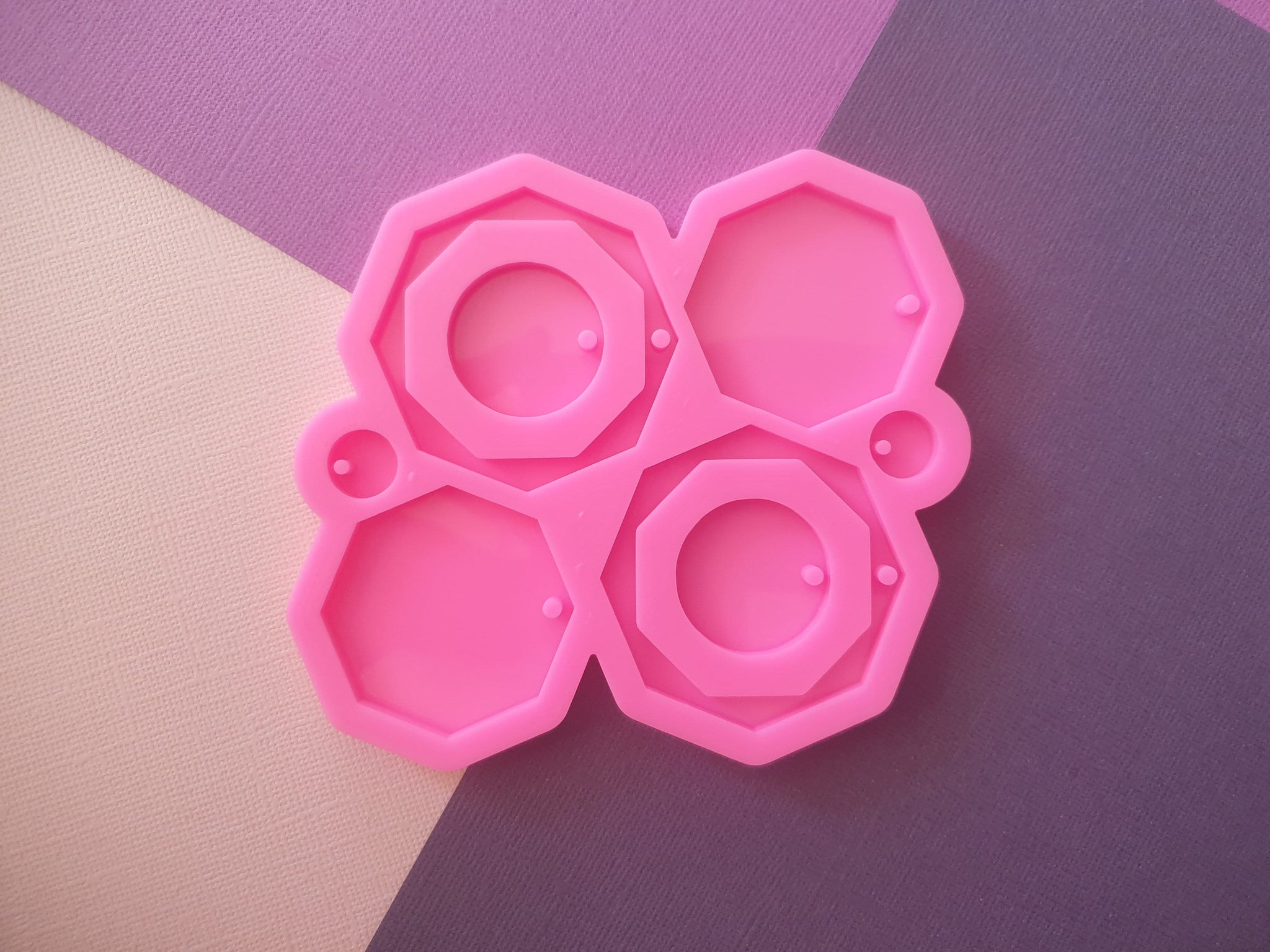 1pc Multi shape earring mould, hexagon dangle mold, shiny Silicone mold, DIY Jewelry Making, epoxy Resin mould, Jewellery supplies australia