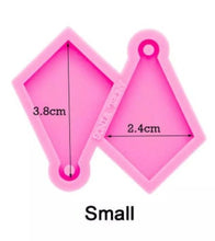 1pc Diamond earring mould, dangle gem mold, shiny Silicone mold, DIY Jewelry Making, epoxy Resin mould, Jewellery supplies australia