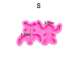 1pc Stitch earring mould, Lilo & Stitch drop mold, shiny Silicone mold, DIY Jewelry Making, epoxy Resin mould, Jewellery supplies australia