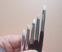 5Pcs Stainless Steel polymer clay tools, Two Head Sculpting tool, Polymer and Soft Pottery Clay Tool, Silicone Modelling, Art Shaper Tools