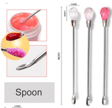 3Pcs Polymer Clay Tools, Muddler Poke Needle Spoon, Tool Set For Beads, Silicone mould tools, Resin Mould tools, Resin Jewellery Making