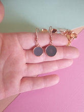 10pcs (5prs) 8/10/12/14mm Yellow gold, Rose Gold, Gun Black, Electroplated Stainless Steel, Earring Hooks, Cabochon Blank Bezel Base