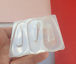 1pcs Barrette silicone mould, hair clip mould, Epoxy Resin Hair Clip, Silicone Mold, DIY Hair Clip, Barrette Hair Clip, DIY silicone mold