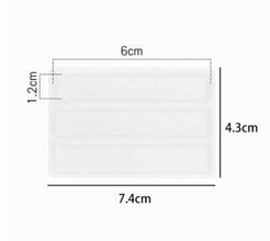 1pcs rectangle Barrette silicone mold, hair clip mold, Epoxy Resin Clip, Silicone Mold, DIY Hair Clip, Barrette Hair Clip, resin hair clip