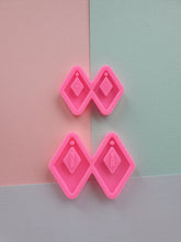 1pc Diamond drop earring mould, dangle drop mold, shiny Silicone mold, DIY Jewelry Making, epoxy Resin mould, Jewellery supplies australia