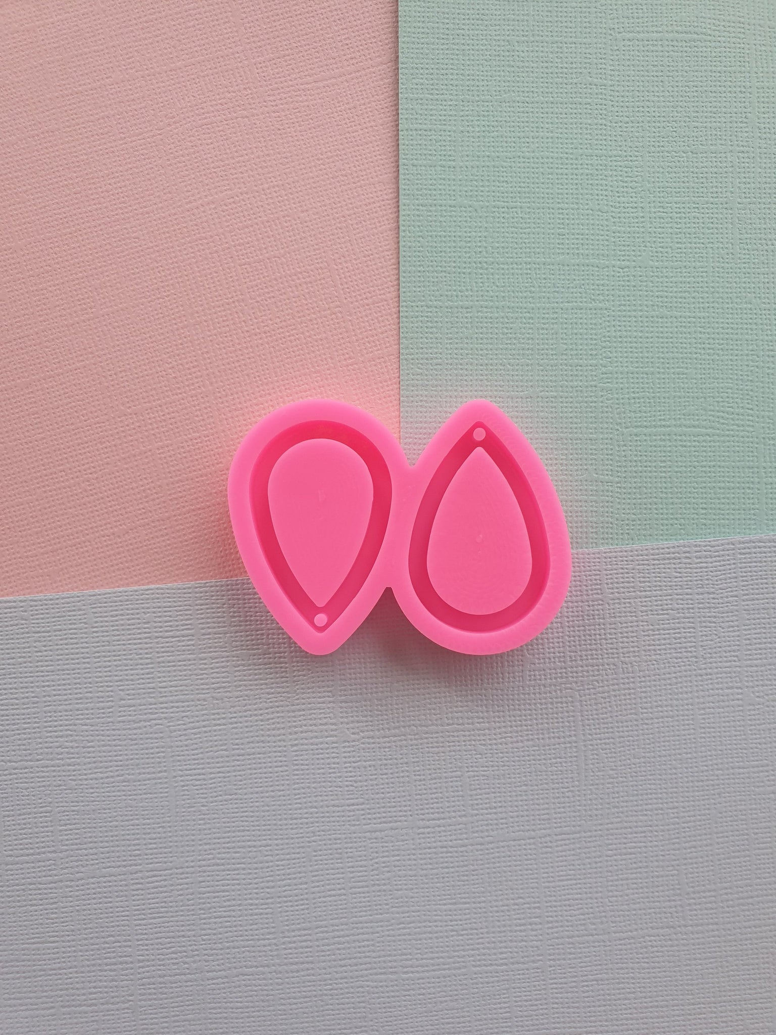 1pc Tear Drop earring mold, dangle earring mold, shiny Silicone mold, DIY Jewelry Making, epoxy Resin mold, Jewellery supplies australia