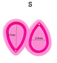 1pc Tear Drop earring mold, dangle earring mold, shiny Silicone mold, DIY Jewelry Making, epoxy Resin mold, Jewellery supplies australia