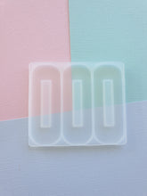 1pcs rectangle Barrette silicone mould, hair clip mould, Epoxy Resin Hair Clip, Silicone Mold,  Barrette Hair Clip, DIY silicone mold