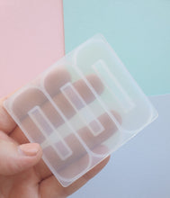 1pcs rectangle Barrette silicone mould, hair clip mould, Epoxy Resin Hair Clip, Silicone Mold,  Barrette Hair Clip, DIY silicone mold