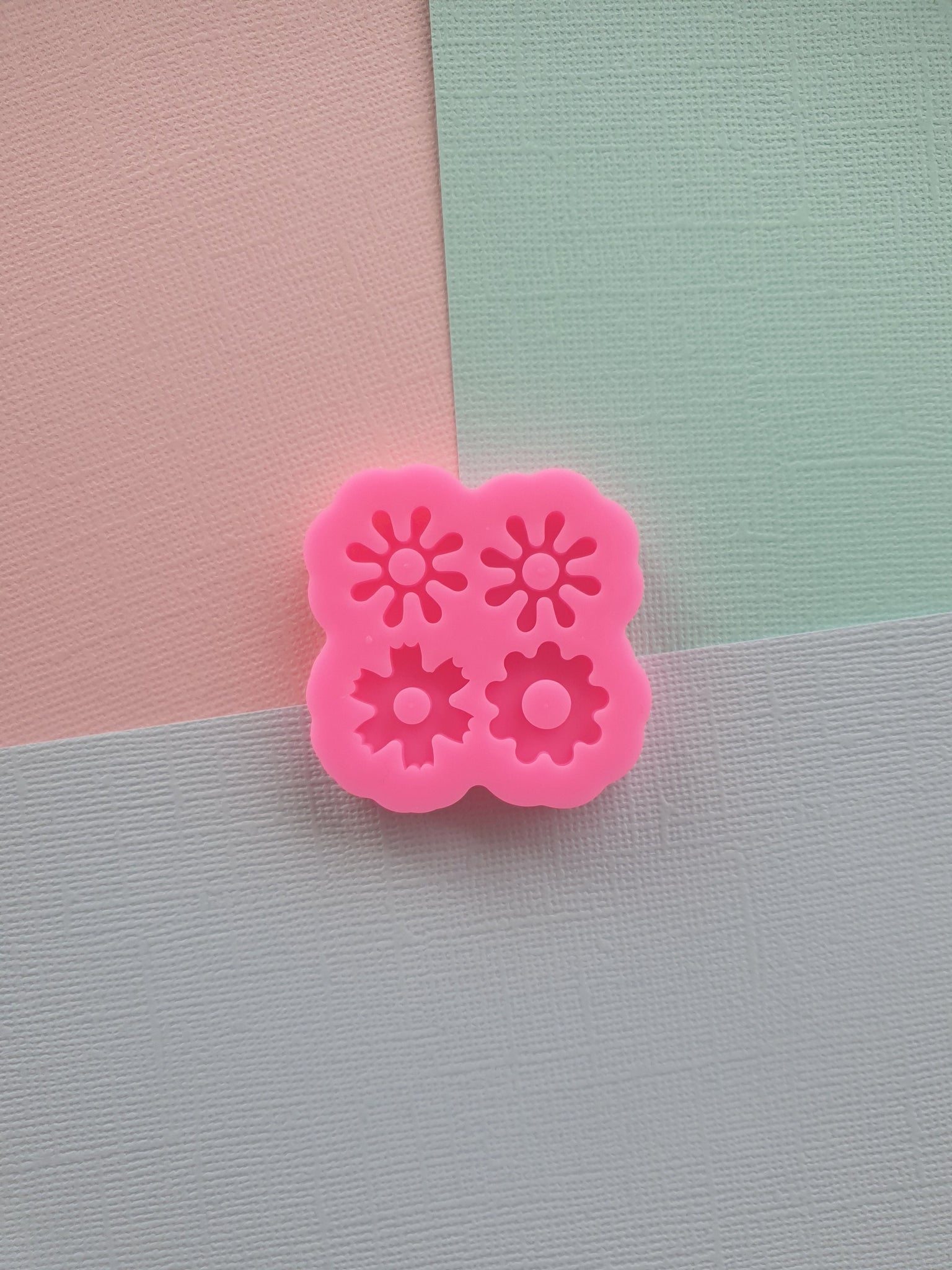 1pc flower earring mould, dangle drop mold, shiny Silicone mold, DIY Jewelry Making, epoxy Resin mould, Jewellery supplies australia