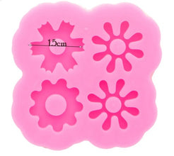 1pc flower earring mould, dangle drop mold, shiny Silicone mold, DIY Jewelry Making, epoxy Resin mould, Jewellery supplies australia