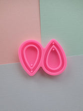 1pc double tear drop earring mold, drop earring mold, shiny Silicone mold, DIY Jewelry Making, Resin mold, Jewellery supplies australia