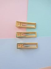 3pcs rectangle Barrette hair clip, for silicone mold, Resin Hair Clip, Silicone Mold, DIY Hair Clip, Barrette Hair Clip, strong hair clip