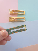 3pcs rectangle Barrette hair clip, for silicone mold, Resin Hair Clip, Silicone Mold, DIY Hair Clip, Barrette Hair Clip, strong hair clip