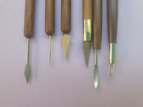 6pcs/set Sharp Clay Sculpting, Wax Carving, jewellery supplies, Clay Shapers, Wooden Ceramic tools, Pottery tools, Polymer clay tools aus