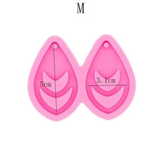1pc Tassel earring mould, tear drop mold, shiny Silicone mold, DIY Jewelry Making, glitter epoxy Resin mould, Jewellery supplies australia