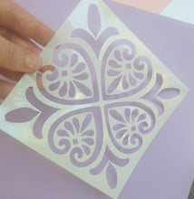 1pc Board Grid, Texture tile, Polymer clay stencil, DIY Layering Stencils, Painting stencil, Embossing Decorative Card polymer Clay Template