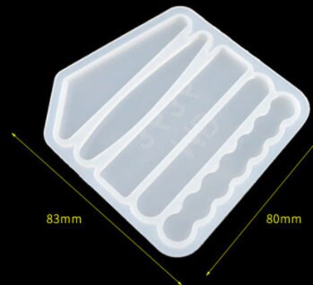 1pcs multishape straight Barrette silicone mold,Resin Hair Clip, Silicone Mold, DIY Hair Clip, rectangle Hair Clip, DIY silicone mold