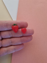 10pcs (5prs) Red Strawberry Flatback, Planar Resin, DIY Craft Supplies, Materials Hair Accessory, jewellery findings and supplies, Australia