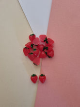 10pcs (5prs) Red Strawberry Flatback, Planar Resin, DIY Craft Supplies, Materials Hair Accessory, jewellery findings and supplies, Australia