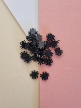 30pcs Delicate black Spider, Flat Back spider, Rhinestone Applique, DIY Halloween, Scrapbook Jewellery, spider cabochon, halloween cabochon