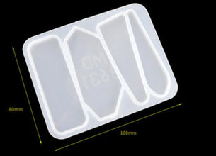 1pcs Barrette abstract silicone mold, hair clip mold, Resin Hair Clip, Silicone Mold, DIY Hair Clip, Barrette Hair Clip, DIY silicone mold