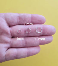 200pcs 6/8/10mm Hypoallergenic Jump Rings, Split Rings, charm Connectors, Diy Jewellery Findings, Jewellery supplies Australia