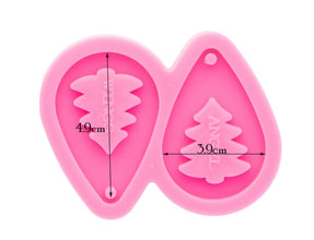 Christmas Earrings, Xmas Tree Earrings, Resin Silicone Mold, Resin Mold, Christmas Mold, DIY epoxy Earrings, Jewellery supplies Australia