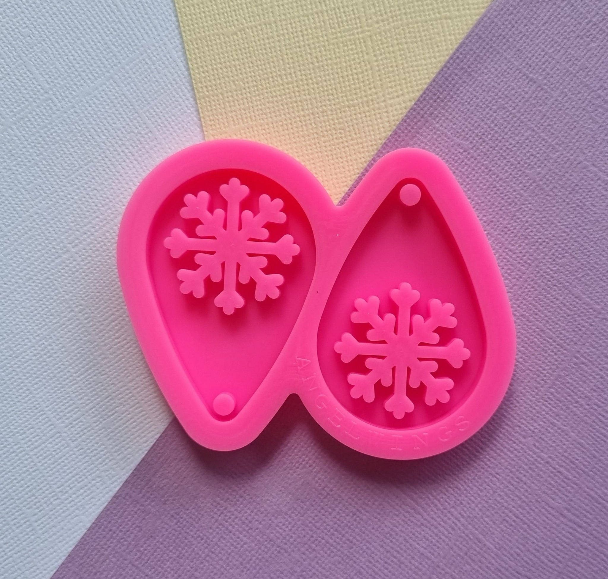 Christmas Earrings, Snowflake Earrings, Resin Silicone Mold, Resin Mold, Christmas Mold, DIY epoxy Earrings, Jewellery supplies Australia