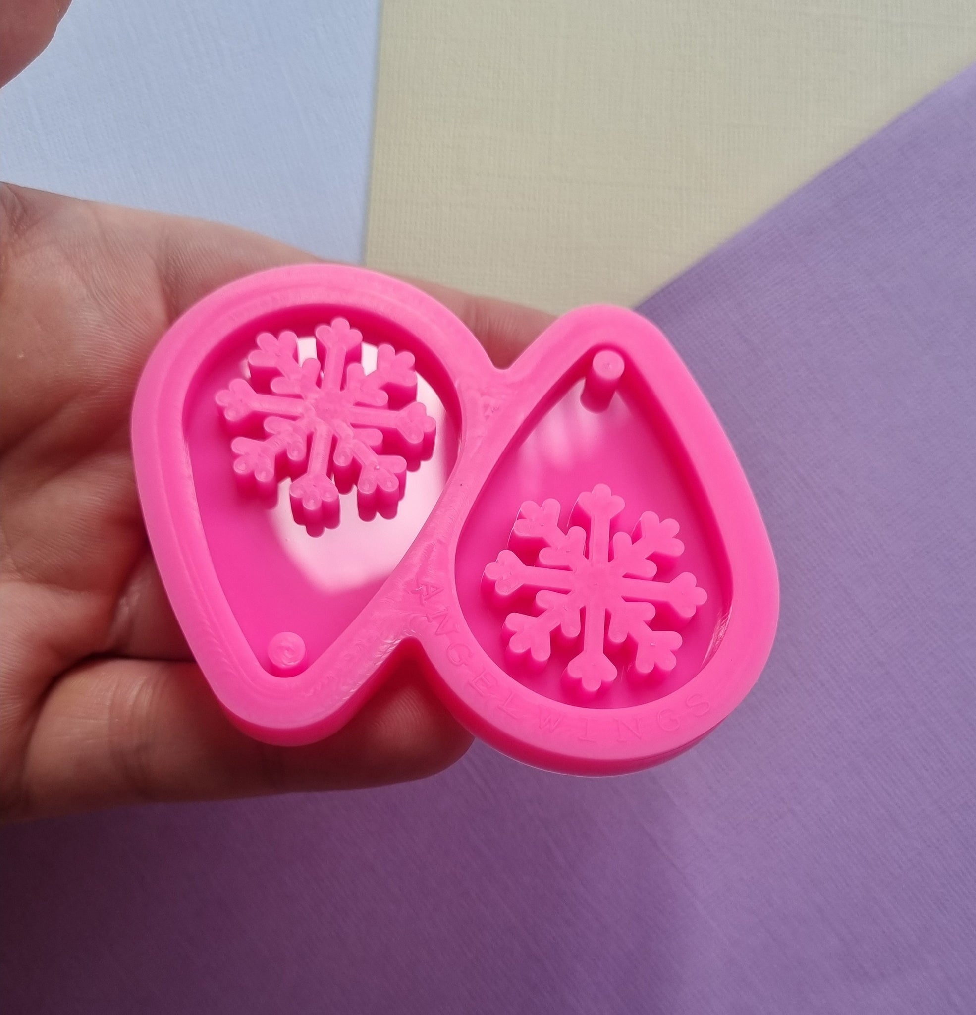 Christmas Earrings, Snowflake Earrings, Resin Silicone Mold, Resin Mold, Christmas Mold, DIY epoxy Earrings, Jewellery supplies Australia