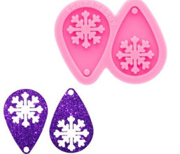 Christmas Earrings, Snowflake Earrings, Resin Silicone Mold, Resin Mold, Christmas Mold, DIY epoxy Earrings, Jewellery supplies Australia