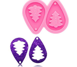 Christmas Earrings, Xmas Tree Earrings, Resin Silicone Mold, Resin Mold, Christmas Mold, DIY epoxy Earrings, Jewellery supplies Australia