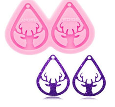 Christmas Earrings, Reindeer Earrings, Resin Silicone Mold, Resin Mold, Christmas Mold, DIY epoxy Earrings, Jewellery supplies Australia