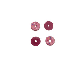 10pc (5prs) 15mm Acrylic Donut For Earrings, Laser cut acrylic, food Earrings (No Stud), Acrylic Earrings, DIY earring flatback, cabochon