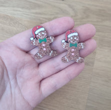 10pcs (5prs) 35mm Gingerbread man, Drop Earrings, xmas Earrings, Laser cut acrylic, (No Stud) Acrylic Earrings, DIY earring, xmas cabochon
